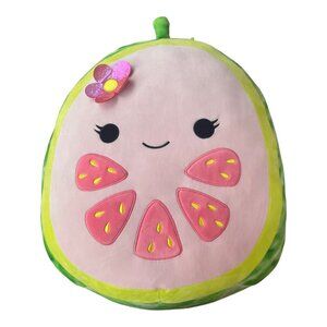 Official Squishmallows ~ 18" Lena The Guava Tropical Fruit ~ Soft Plush